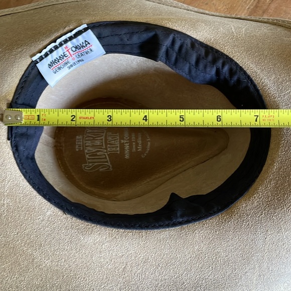 Vintage Minnetonka Leather Hat M - Picture 9 of 15